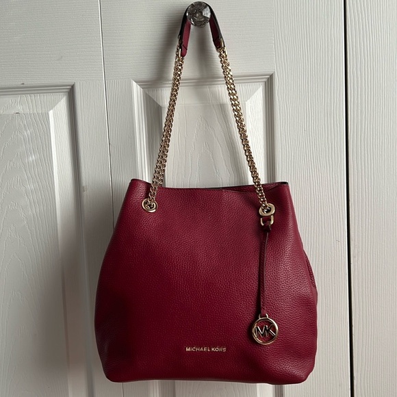 MICHAEL KORS JET SET CHAIN SHOULDER TOTE CROSS BODY BAG - Picture 1 of 10